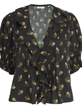 Doen Henry Blouse Buttercup Bouquet XS